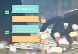 Customers chat with a chatbot, one of many vital retail marketing strategies