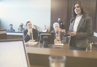 Lawyer uses UCaaS for law firms in a trial