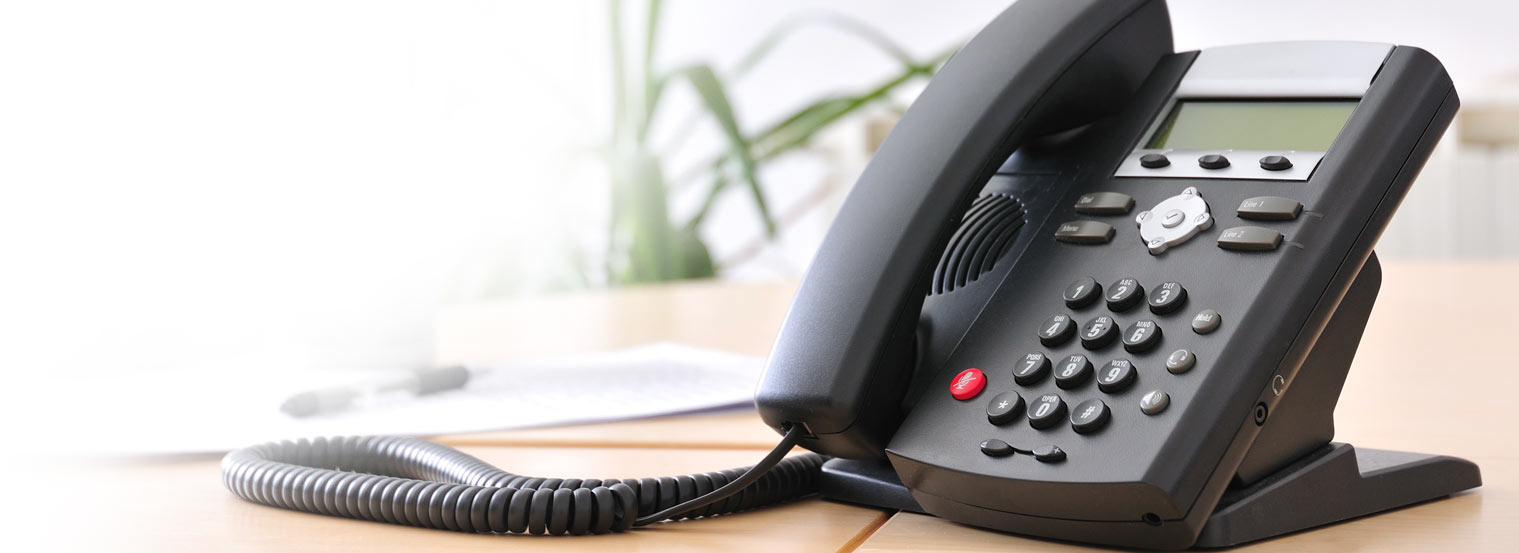 vonage business phone on table