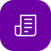 stylized icon of a document