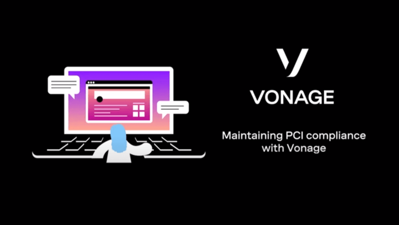 Cover slide for Maintaining PCI compliance with Vonage demo video