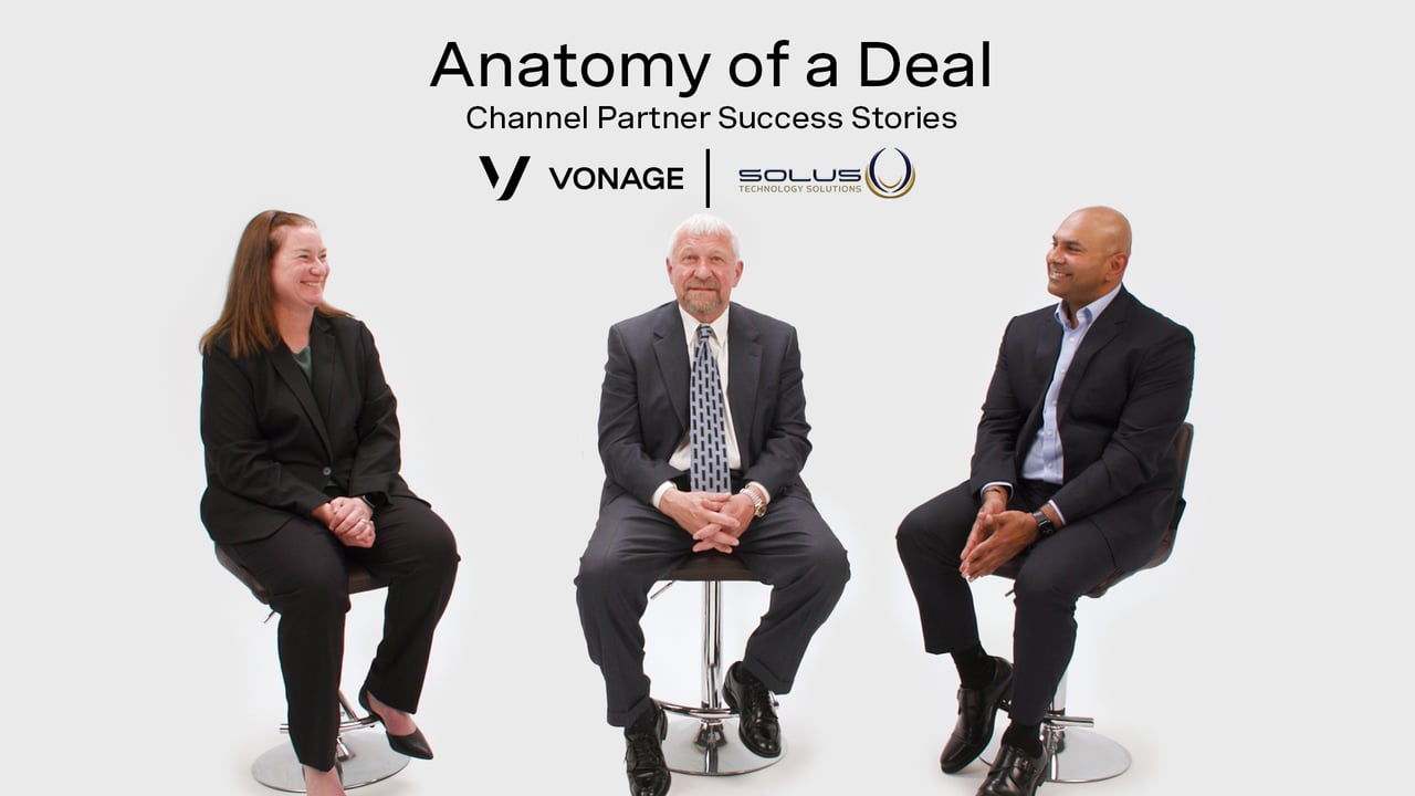 Image of three partners sitting for an interview with the title: Anatomy of a Deal: Solus