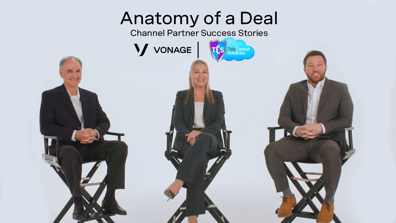 From discovery to installation, watch how we helped our partner, TeleConsult Solutions, deliver the right solution in this channel partner success story. Still image from video interview with Vonage and TeleConsult Solutions