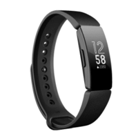Black Fitbit for your wrist with digital screen on the front