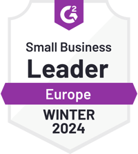 G2 Small Business Leader Europe Winter 2024