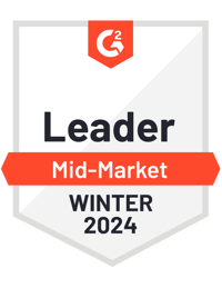 G2 Leader Mid-Market Winter 2024