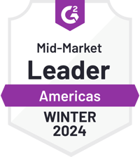 G2 Mid-Market Leader Americas Winter 2024 G2 Mid-Market Leader Americas Winter 2024