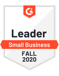 G2 Small Business Fall 2020 badge