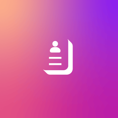 Pictogram of document with photo.
