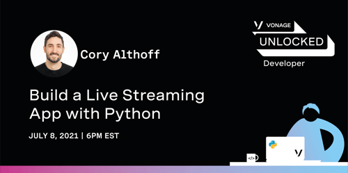 Build a Live Streaming App with Python
