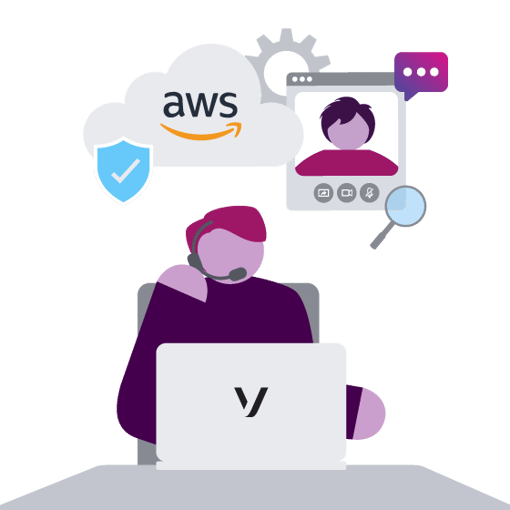 Illustration for services by Vonage+AWS