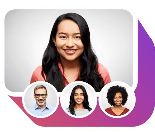 Video API Stylized photography of video conference call