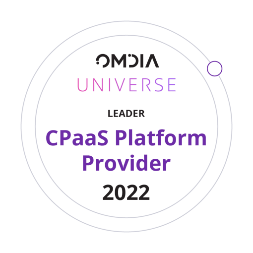Omdia Universe Leader CPaaS Platform Provider 2022