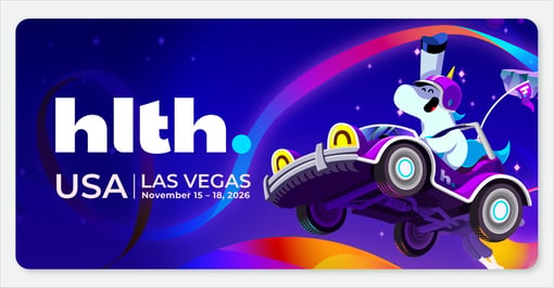 Promotional image for the hlth. USA 2026 event in Las Vegas, November 15-18, 2026