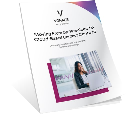 Image of the Moving From On-Premises to Cloud-Based Contact Centers ebook cover