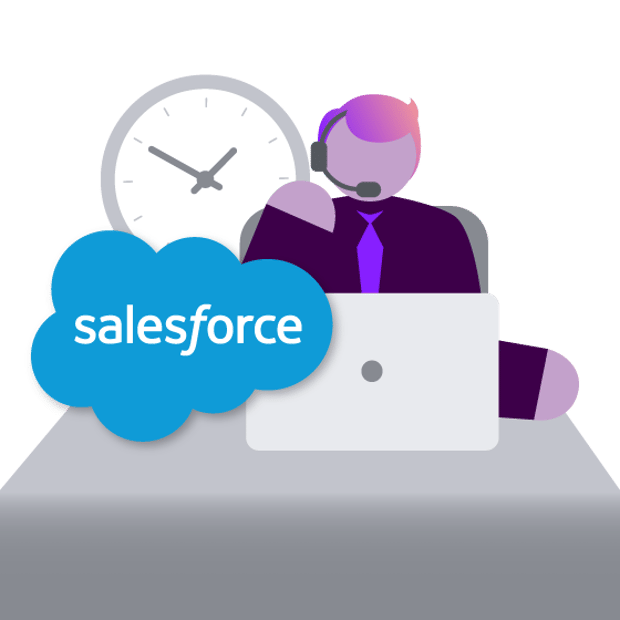 Native Salesforce Contact Center Resources header