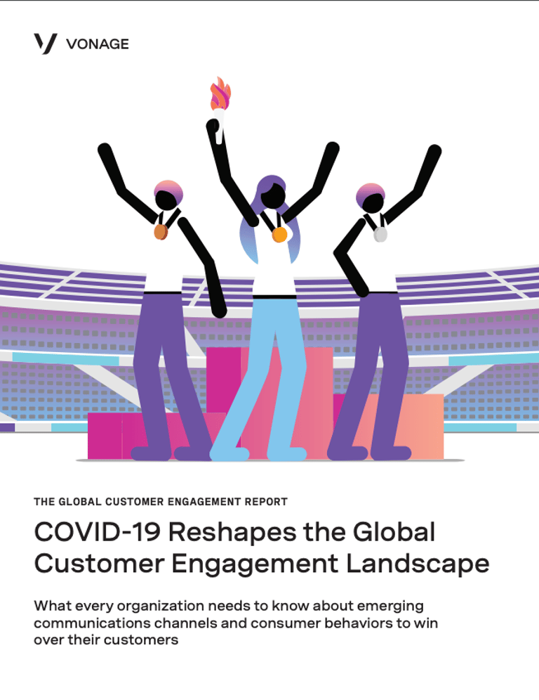 Cover of the 2020 Customer Engagement Report