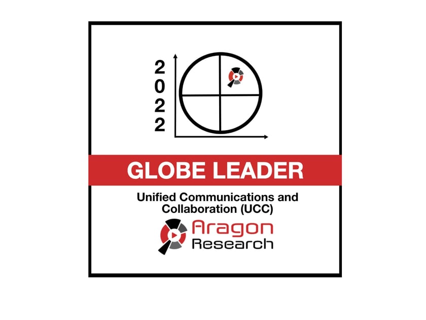 Image of Globe Leader awarded to Vonage by Aragon Research
