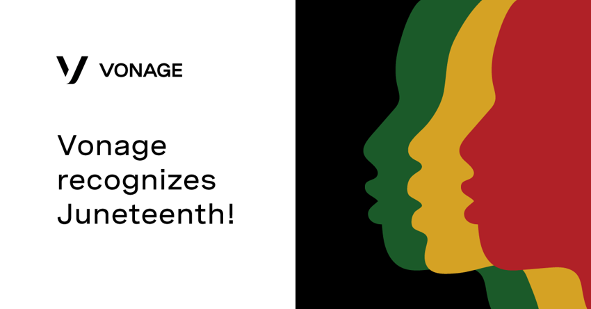 Vonage recognizes Juneteenth 