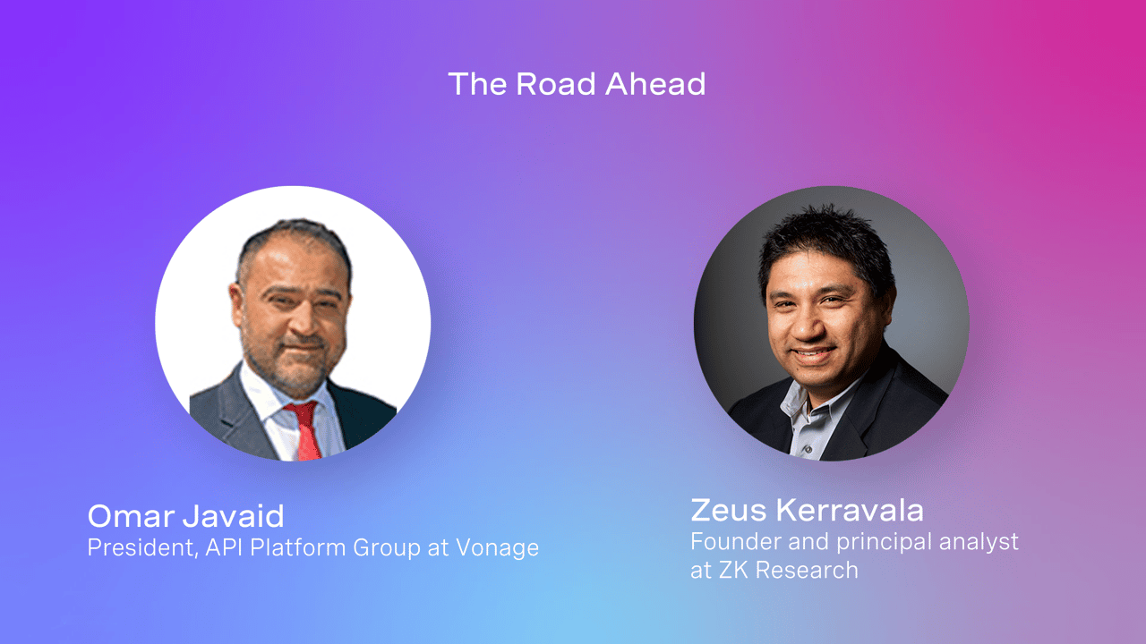 The Road Ahead The Road Ahead video intro screen featuring Omar Javaid and Zeus Kerravala