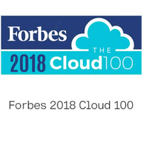Forbes 2018 Cloud 100 logo