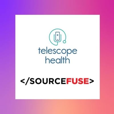 Telescope Health SourceFuse logo