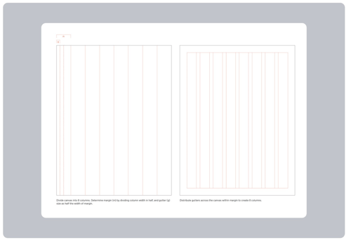 8-column grid system 8-column grid system template