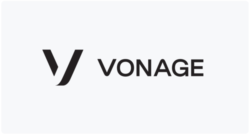 Vonage primary lock-up logo Vonage logo
