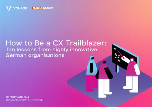 cover to playbook, How to Be a CX Trailblazer