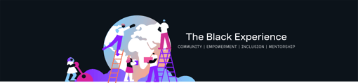 The Black Experience ERG illustrated banner