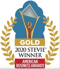 2020 Gold Stevie Award logo