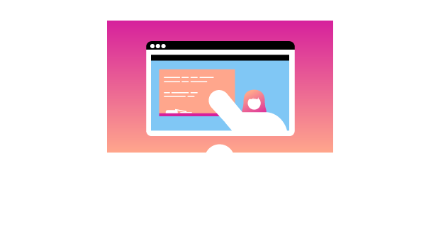 Remote learning Teacher on video screen