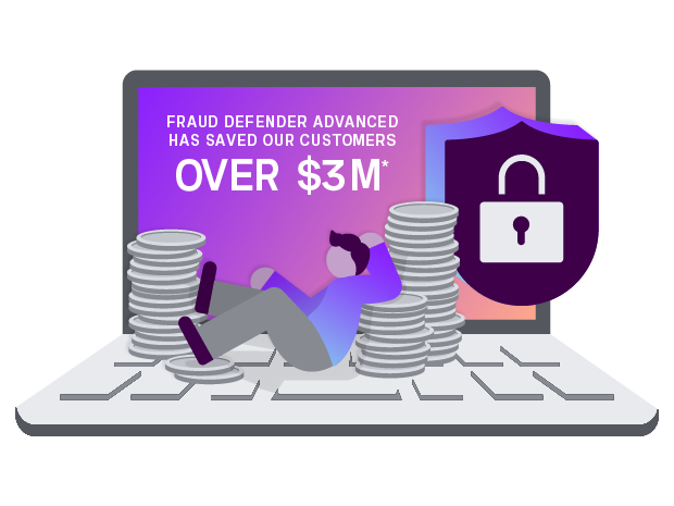 Fraud Defender Advanced has saved customers over $1 million. Savings claim is based on the total cumulative cost savings realized by actual Vonage customers as of January 2025.