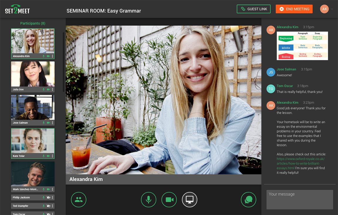 Screenshot of Get 2 Meet app