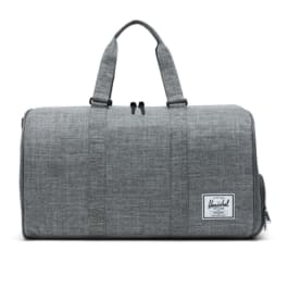 Herschel Duffle Grey Herschel duffle bag with a hand strap for carrying