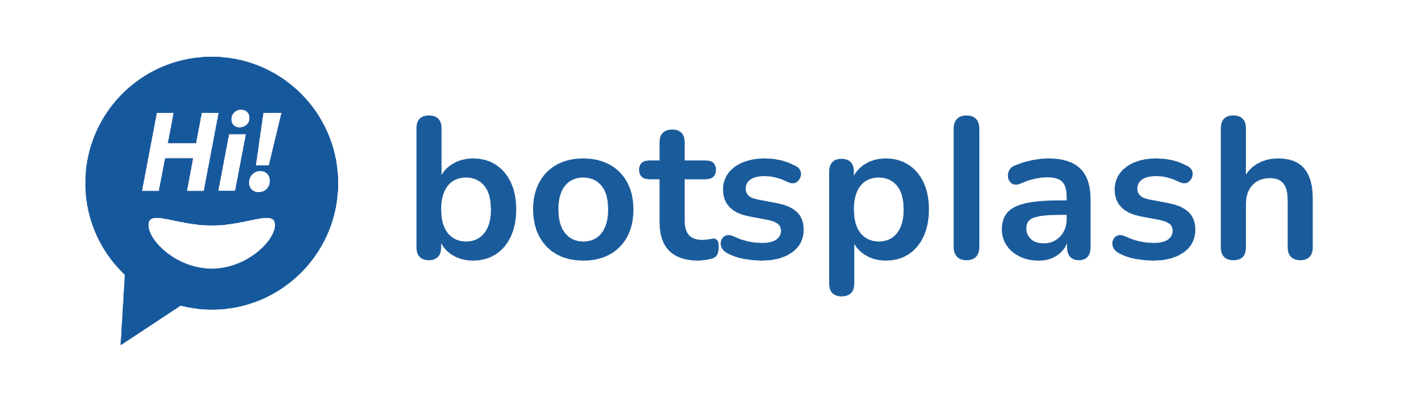 logo of Botsplash in blue